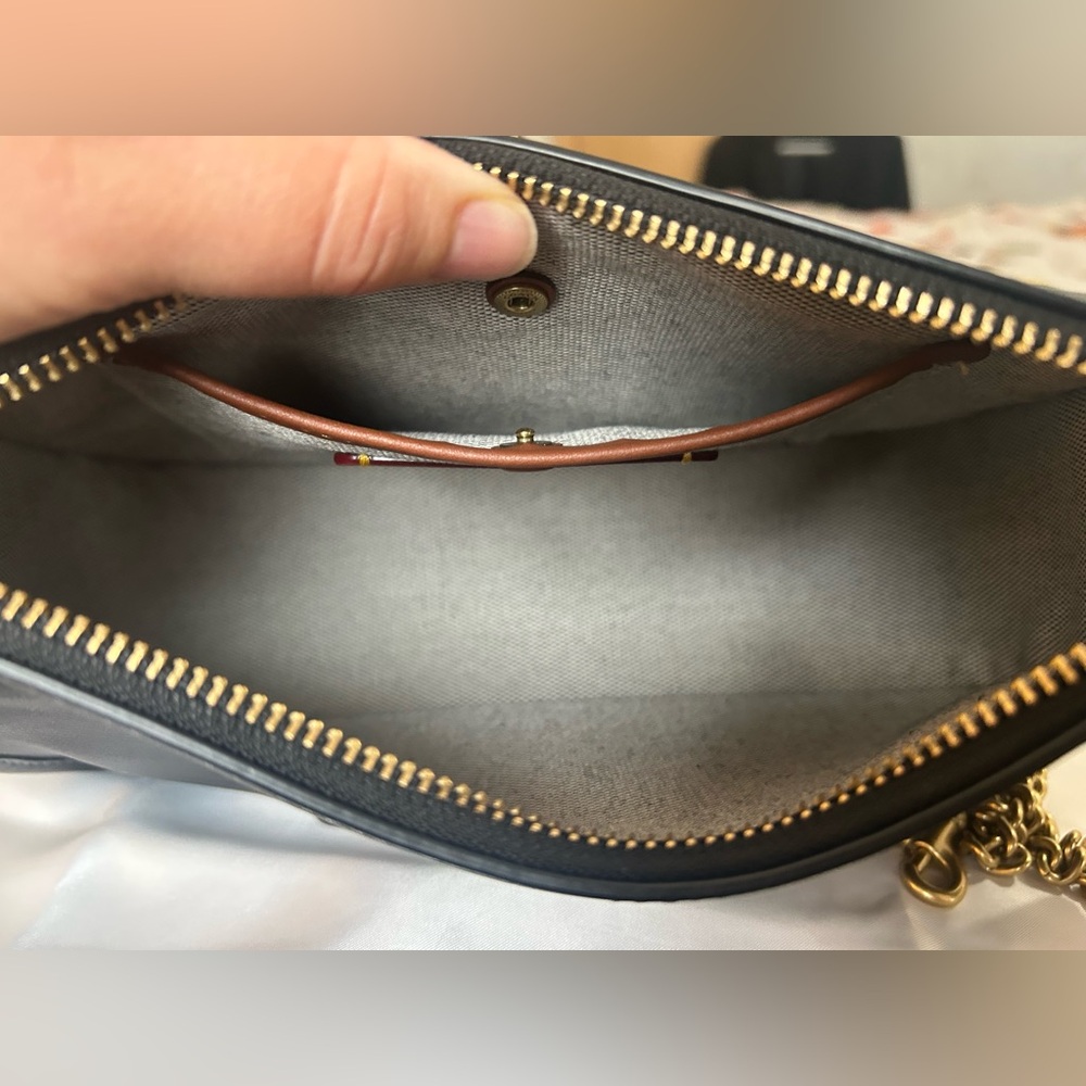 Coach Waverly Bag- Brass/ Black - Picture 4 of 14
